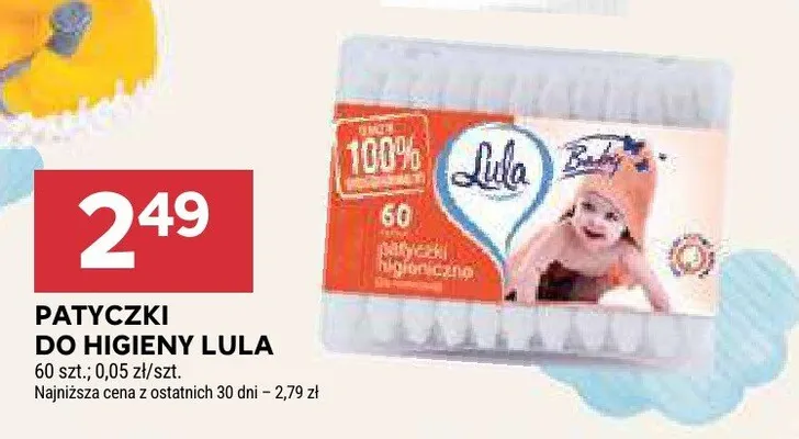Patyczki do higieny Lula promocja w Stokrotka