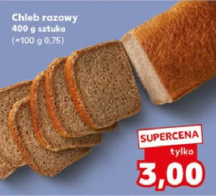 Chleb razowy żytni promocja w Kaufland