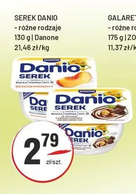 Serek homogenizowany Danio o smaku waniliowym promocja w Sedal