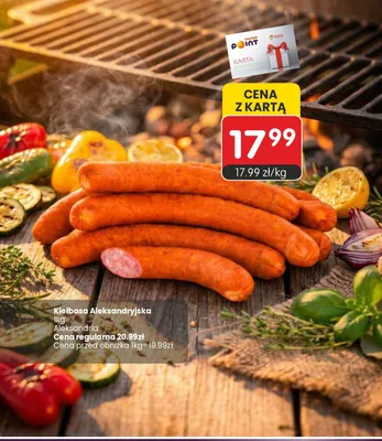 Kiełbasa Aleksandryjska Aleksandria promocja w Market Point