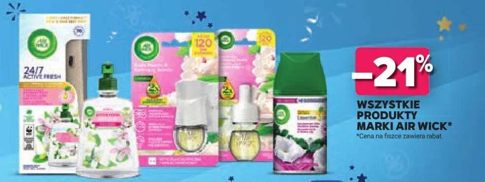 Odświeżacz powietrza Air Wick Active Fresh promocja w Stokrotka