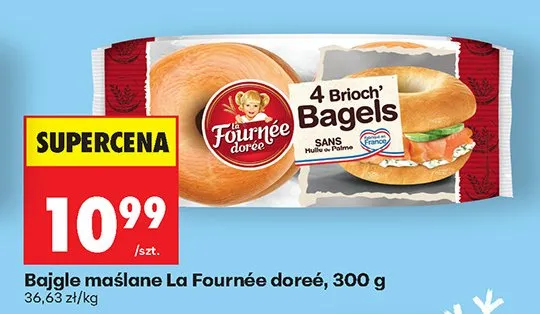 Bajgle maślane, 300 g promocja w Biedronka