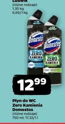 Płyn do WC Domestos Zero Kamienia promocja w Netto