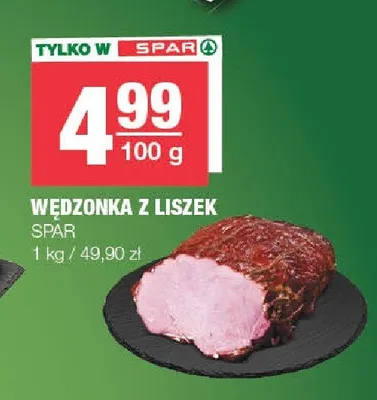 Wędzonka z liszek SPAR promocja w SPAR