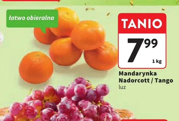 Mandarynki Tango promocja w Intermarche