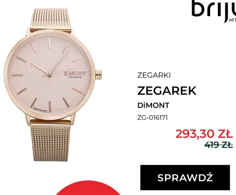 Zegarek DiMONT ZG-016171 promocja w Briju