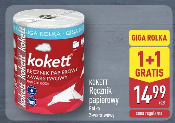 Ręcznik papierowy 2-warstwowy promocja w Aldi