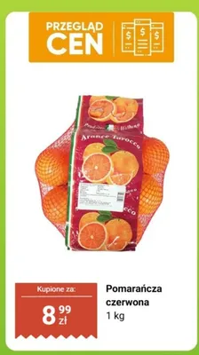 Pomarańcza czerwona promocja w Dino