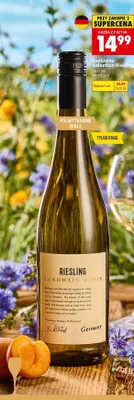 Wino białe półwytrawne Exclusive Selection Riesling promocja w Biedronka