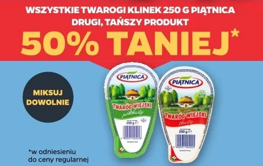 Twaróg wiejski promocja w Netto