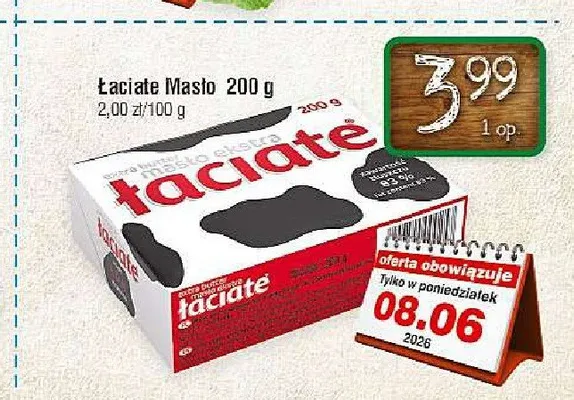 Masło Łaciate promocja w LEWIATAN