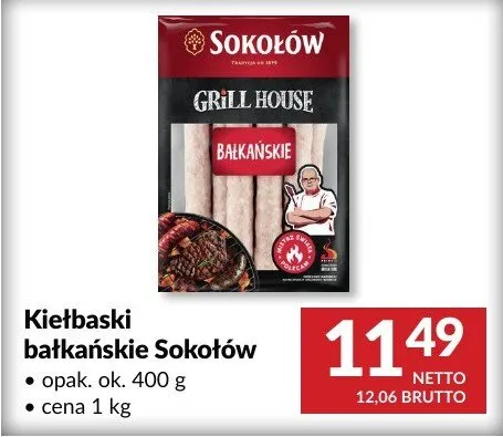Kiełbaski bałkańskie Sokołów promocja w Makro