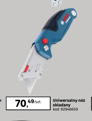 Uniwersalny nóż składany Bosch Professional promocja w Leroy Merlin