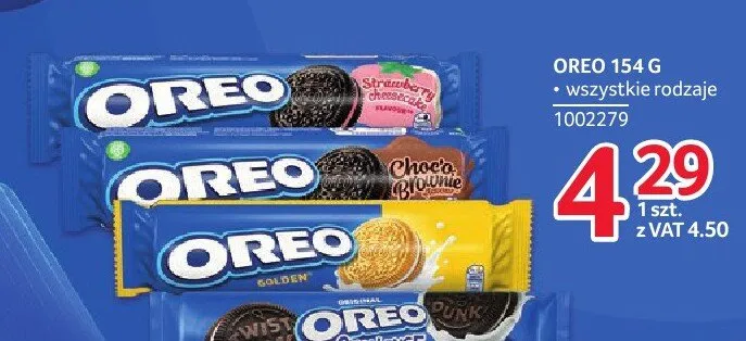 Ciastka Oreo Strawberry Cheesecake promocja w Selgros