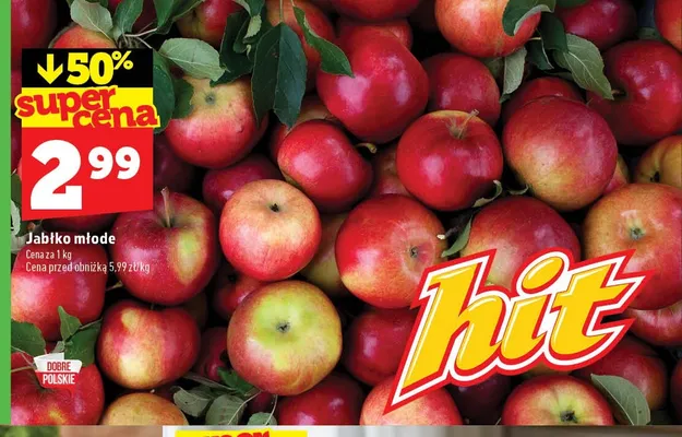 Jabłko młode promocja w TOPAZ
