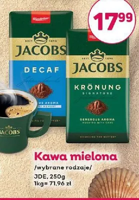 Kawa mielona Jacobs Krönung promocja w Bliski