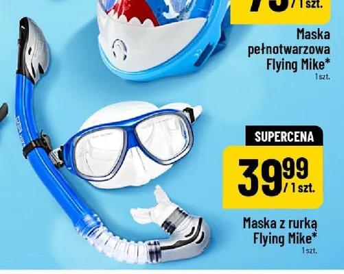 Maska z rurką Flying Mike promocja w POLOmarket