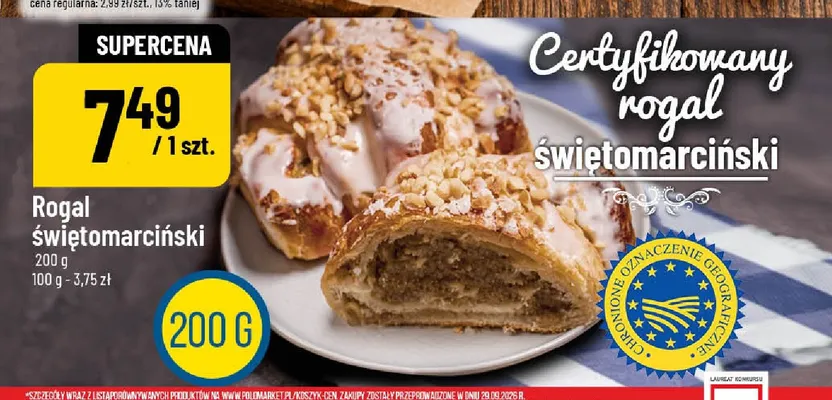 Rogal świętomarciński promocja w POLOmarket