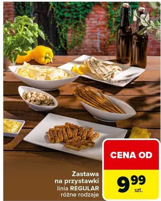 Zastawa na przystawki linia REGULAR różne rodzaje promocja w Carrefour