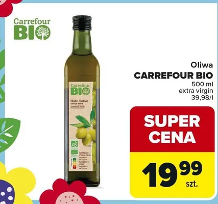 Oliwa extra virgin promocja w Carrefour Market