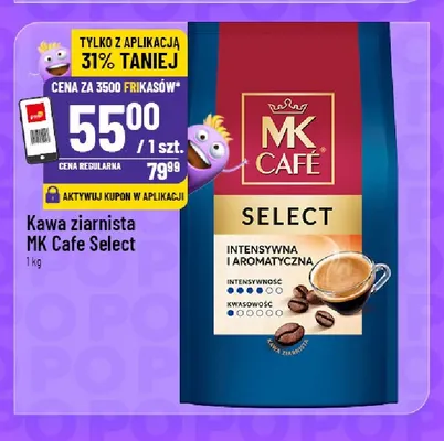 Kawa ziarnista MK Cafe Select promocja w POLOmarket