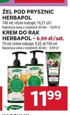 Żel pod prysznic Herbapol promocja w Stokrotka
