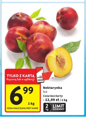 Nektarynka luz promocja w Intermarche
