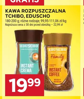 Kawa rozpuszczalna Eduscho Instant Crema promocja w Stokrotka