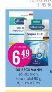 Sól do firan super biel Dr. Beckmann promocja w Drogerie Jasmin