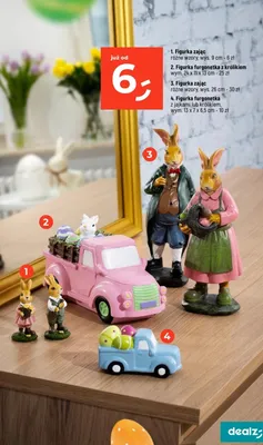 Figurka furgonetka z jajkami lub królikiem promocja w Dealz