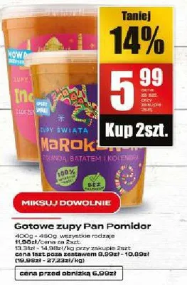 Gotowe zupy pan pomidor promocja w Supeco