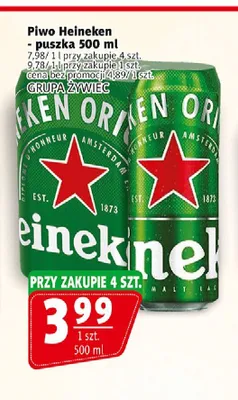 Piwo Heineken promocja w Prim Market