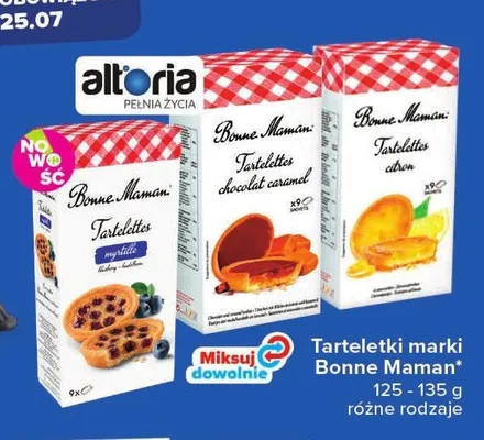Tarteletki czekoladowo-karmelowe Bonne Maman promocja w Carrefour