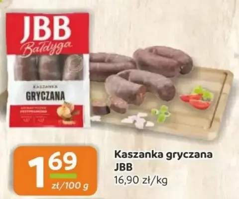 Kaszanka gryczana JBB promocja w Gama