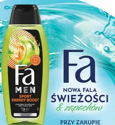 Żel pod prysznic Men Sport Energy Boost promocja w Dino