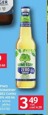 Piwo bezalkoholowe Somersby bez cukru wiśnia promocja w Selgros