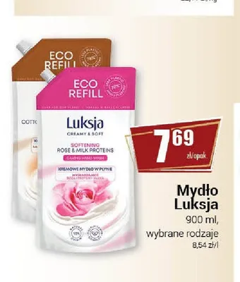 Mydło w płynie Luksja Rose & Milk Proteins promocja w Premium Nasz Sklep