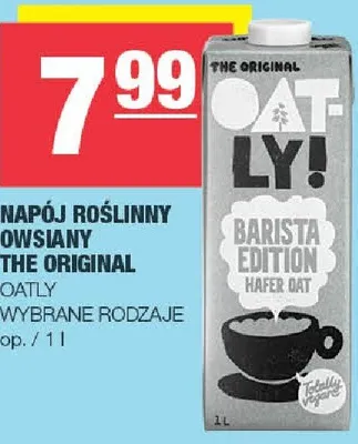 Napój roślinny owsiany The Original Oatly promocja w SPAR