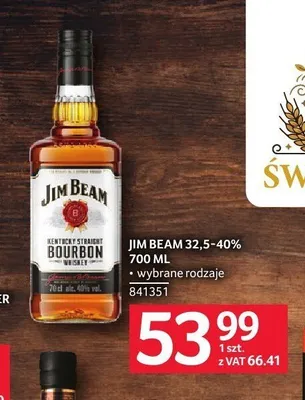 Whiskey Jim Beam promocja w Selgros