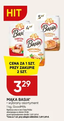 Mąka basia wybrany asortyment promocja w Chata Polska