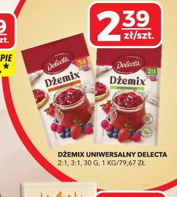 Dżemix uniwersalny Delecta 2:1 promocja w Top Market