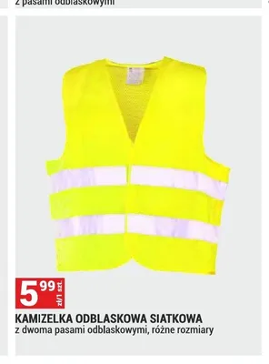 Kamizelka odblaskowa siatkowa promocja w Merkury Market