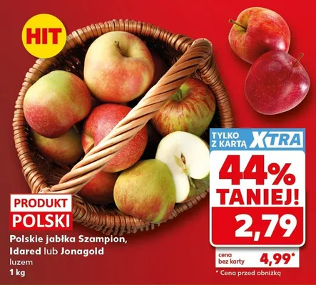 Jabłka Jonagold polskie promocja w Kaufland