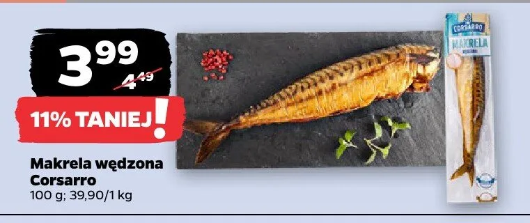 Makrela wędzona promocja w Netto
