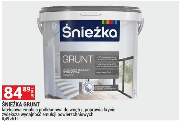 Grunt ŚNIEŻKA GRUNT promocja w Merkury Market