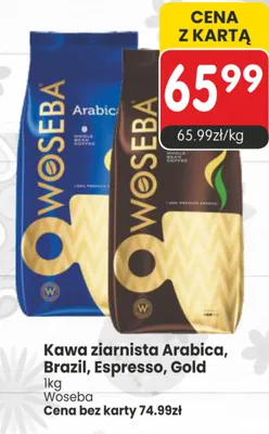 Kawa ziarnista Arabica, Brazil, Espresso, Gold promocja w Market Point