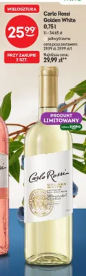 Wino Golden White półwytrawne promocja w Żabka