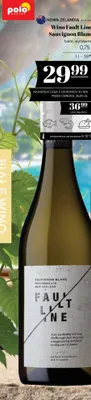 Wino białe wytrawne Fault Line Sauvignon Blanc promocja w POLOmarket