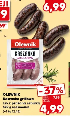 Kaszanka grillowa Olewnik promocja w Kaufland