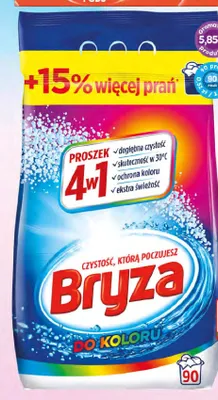 Proszek do prania do kolorów Bryza 4w1 promocja w Dino